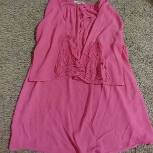 Maternity women's pink top